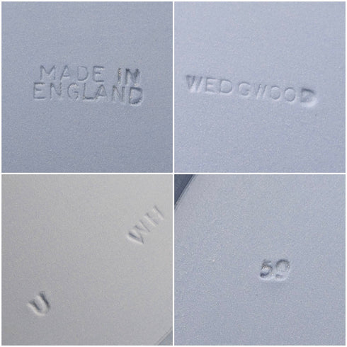 Vintage British Wedgwood Jasperware Round Bonbonniere in Pale Blue